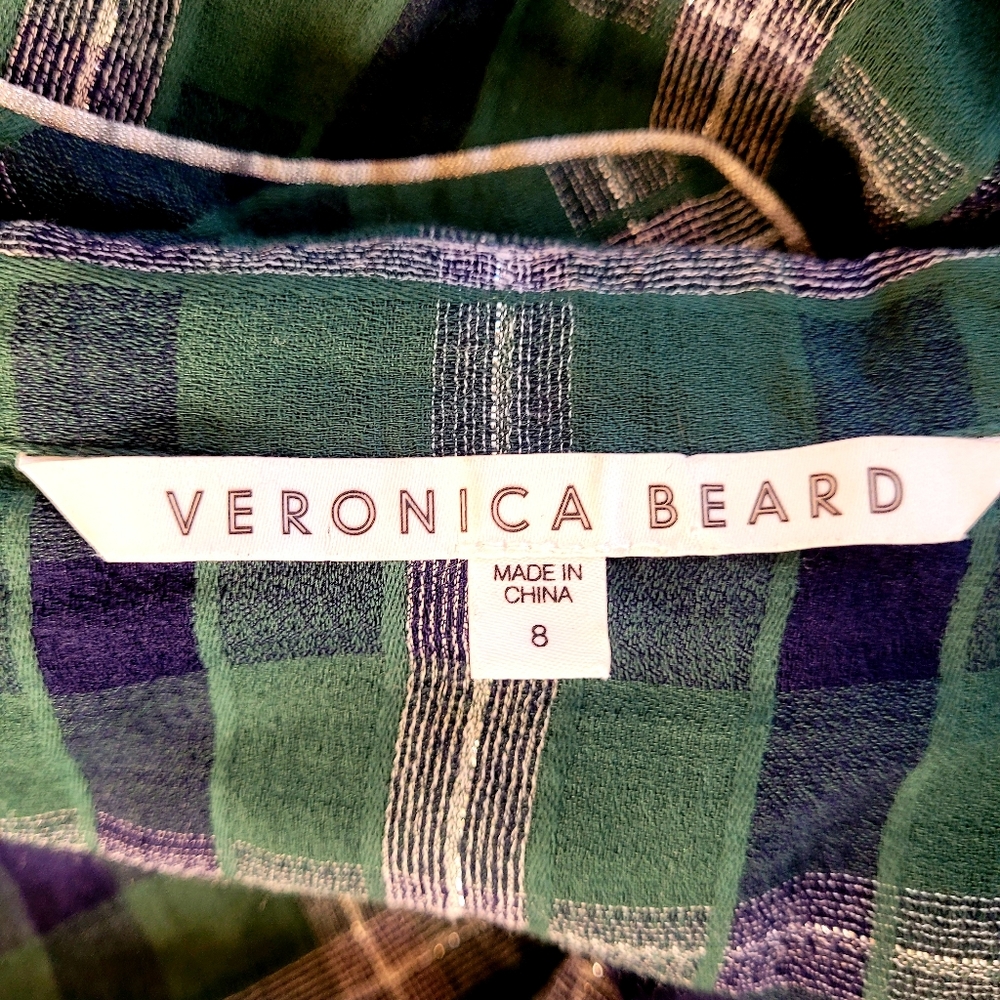 Veronica Beard Green Plaid Dress - Picture 13 of 16